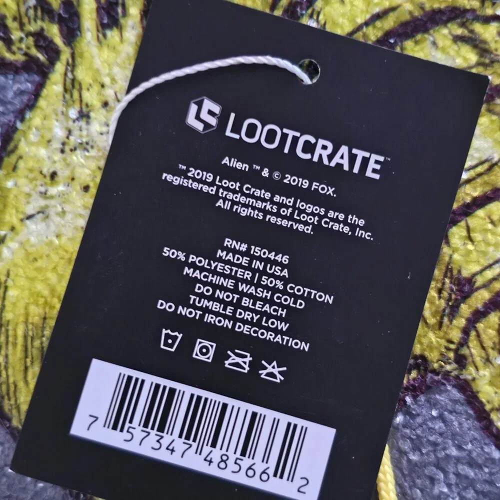 Loot Crate Exclusive Alien Washcloth NWT!